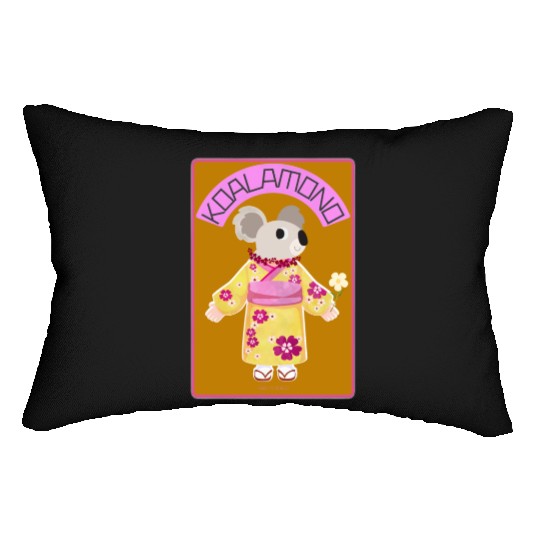 Fun Cute Koalamono (Kimono Hero) By Abby Anime(c) Lumbar Pillows