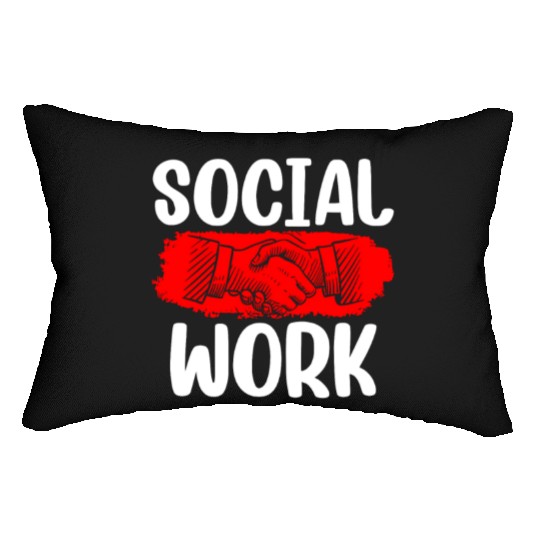 Social Work Job Worker Graduation Lumbar Pillows