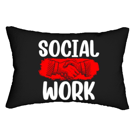 Social Work Job Worker Graduation Lumbar Pillows