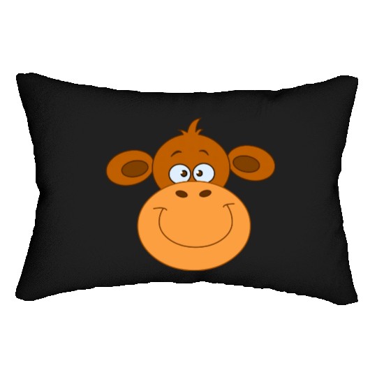 Monkey Face Lumbar Pillows