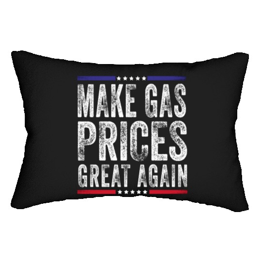 Make Gas Prices Great Again Anti Biden Republican Lumbar Pillows