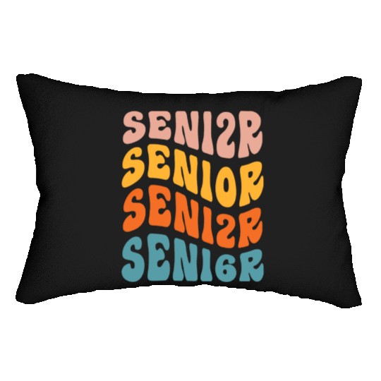 Retro Senior 2026 Graduation Class Of 2026 Back Lumbar Pillows
