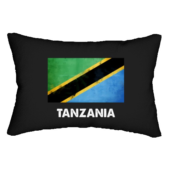 Tanzania Flag Tanzanian Lumbar Pillows