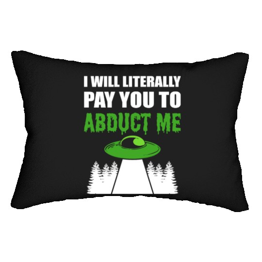 Abduct Me Joker Gift Lumbar Pillows