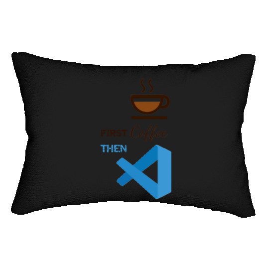 funny geek programmer Lumbar Pillows