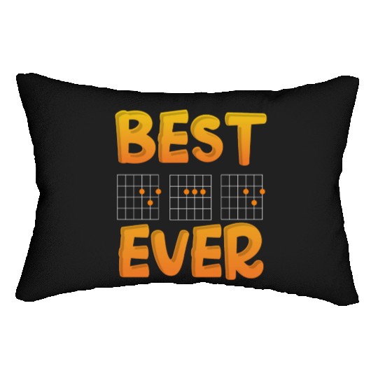 Best Dad Ever Guitar Dad Chords Lumbar Pillows