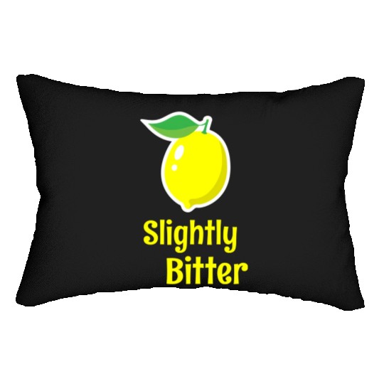 Slightly Bitter Lemon Fruit Lumbar Pillows