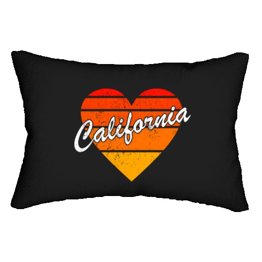 California Family Vacation 70S 80S Lumbar Pillows