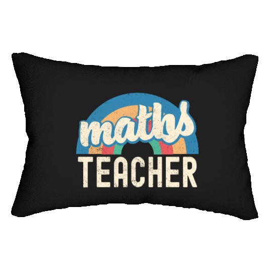 Math Teacher Perfect Gift For Back To School Lumbar Pillows
