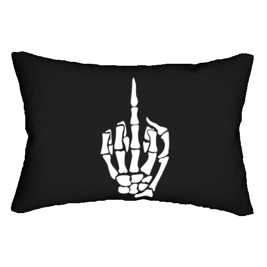 eleton Middle Finger Lumbar Pillows