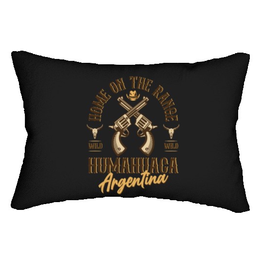 Humahuaca Argentina wild west town Lumbar Pillows