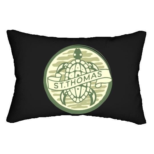 Saint Thomas Turtle Lumbar Pillows