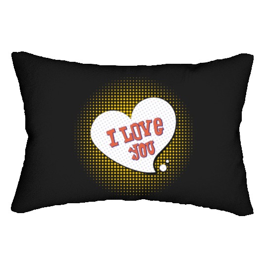 I love you Lumbar Pillows design