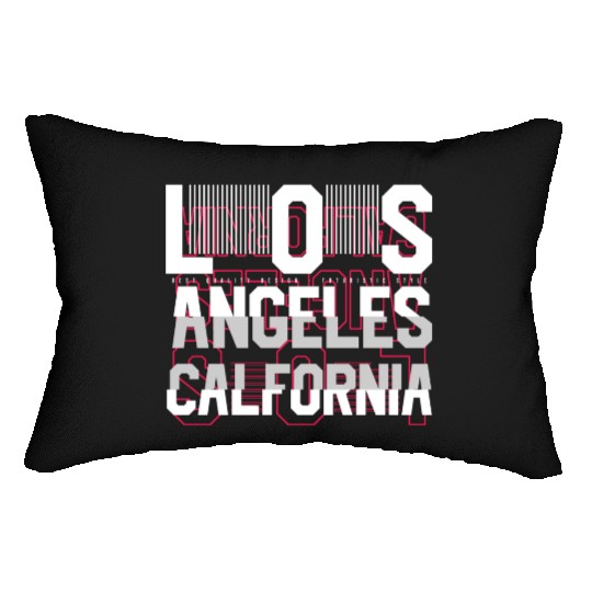 Los Angeles California Lumbar Pillows