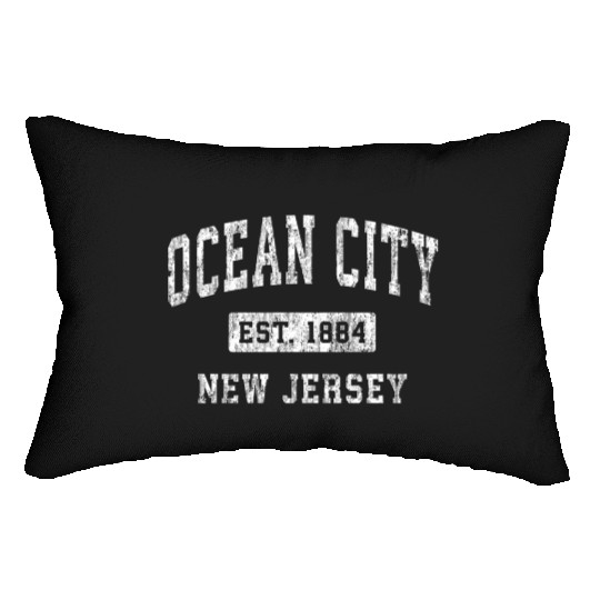 Ocean City New Jersey Nj Established Sports Lumbar Pillows