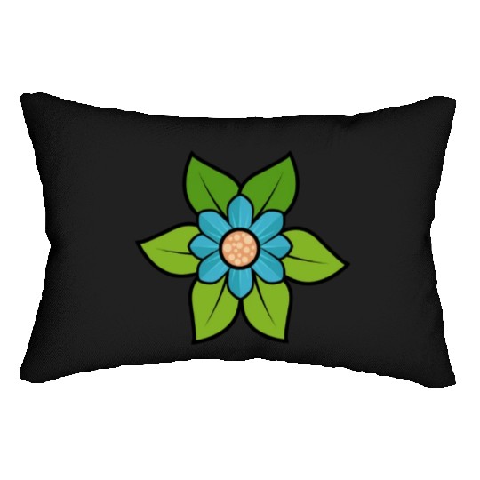 flower Pretty Natural colorful Lumbar Pillows
