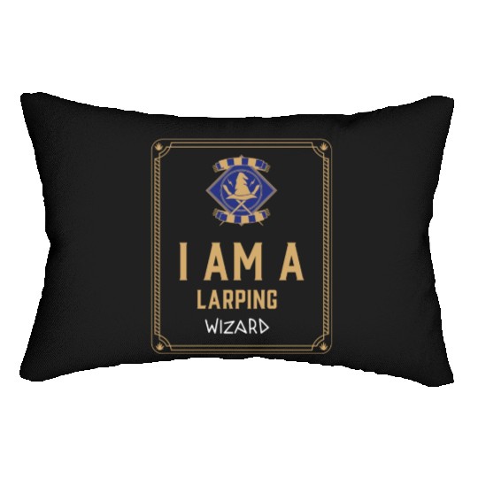 I Am A LARPing Wizard Lumbar Pillows