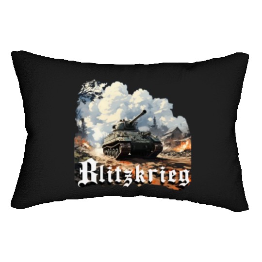 World War 2 Blitzkrieg Lumbar Pillows