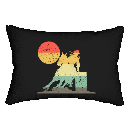 Barrel Racing Show - Barrel Racer Lumbar Pillows