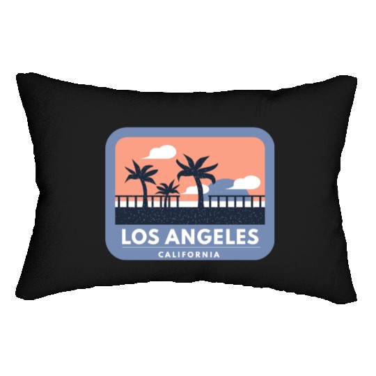 Los Angeles California Lumbar Pillows