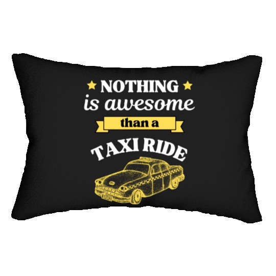 Taxi Ride Old Car Lover Lumbar Pillows