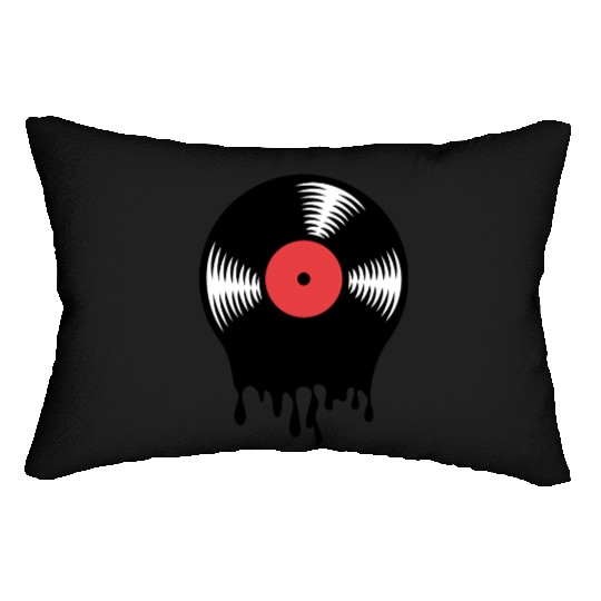Melting vinyl disc. Lumbar Pillows