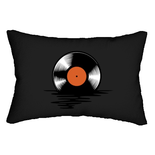 Melting vinyl disc. Lumbar Pillows