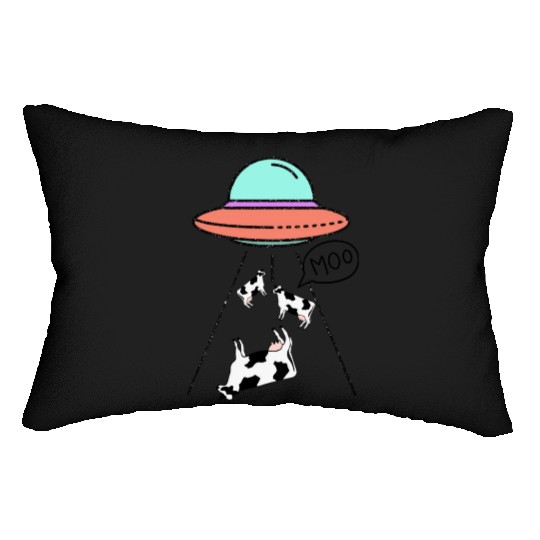 MOO the Truth Is Out There Area 51 Alien Ufo Lumbar Pillows