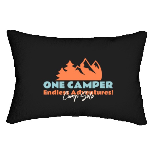 One camper endless adventures Lumbar Pillows