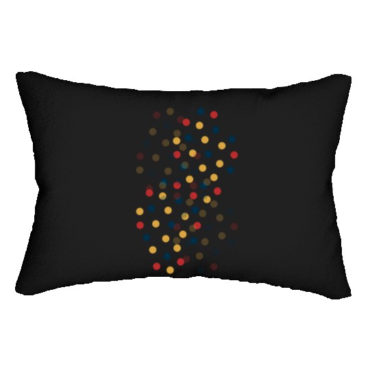 circle pattern design. Lumbar Pillows