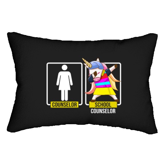 Funny School Counselor Appreciation Back To School Lumbar Pillows
