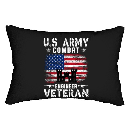 US Army Combat Engineer Veteran Lumbar Pillows