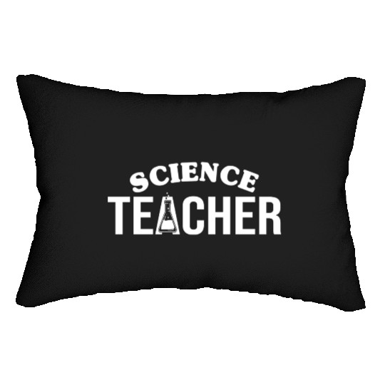 Science Teacher aesthetic Lumbar Pillows