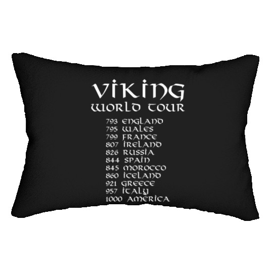 Viking World Tour Lumbar Pillows
