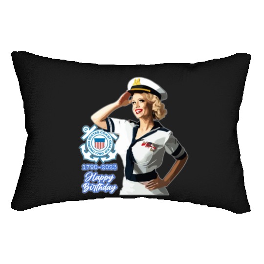 U.S. Coast Guard 233rd Birthday Lumbar Pillows