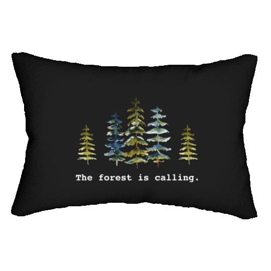 The Forest is calling Nature Lovers Lumbar Pillows