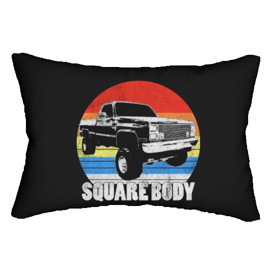 Lifted Square Body Truck Squarebody Lumbar Pillows