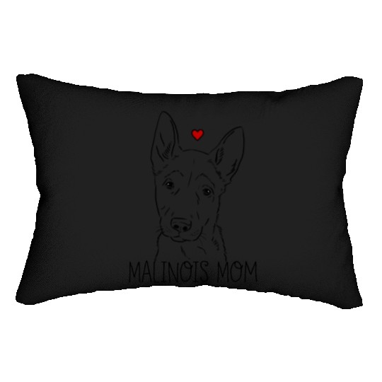Malinois Mom Malinois Lover Belgian Malinois Lumbar Pillows