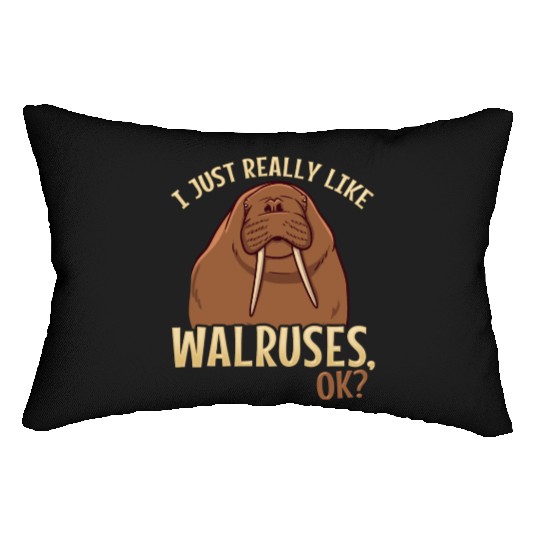 Walrus Walruses Walrus Lover Lumbar Pillows