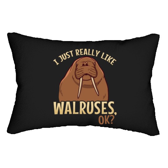 Walrus Walruses Walrus Lover Lumbar Pillows