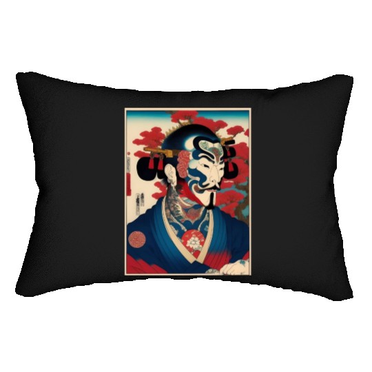 Yakuza Warriors of the Edo Night Lumbar Pillows
