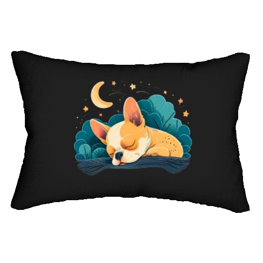 Chihuahua | Sunday Sleep Cute Dog Good Night Lumbar Pillows