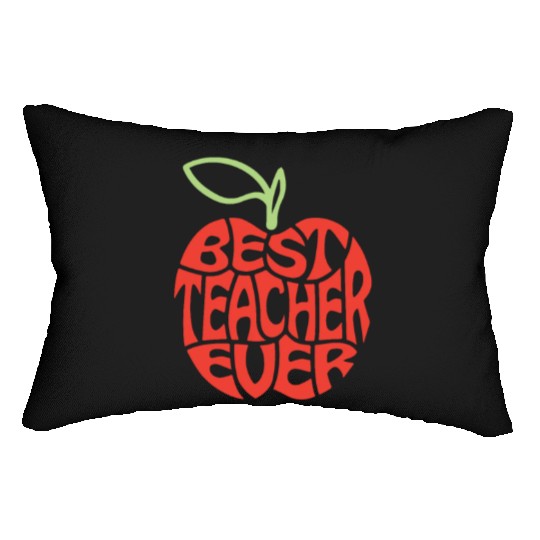 Best teacher ever Lumbar Pillows