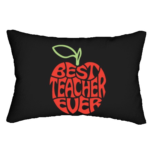 Best teacher ever Lumbar Pillows