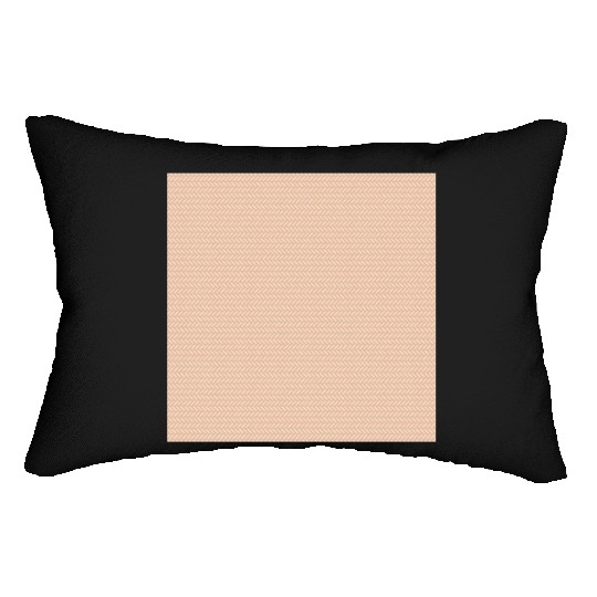 Orange White Minimal Pattern Lumbar Pillows