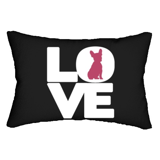French Bulldog Mom Lover Funny Cute Frenchie Lumbar Pillows