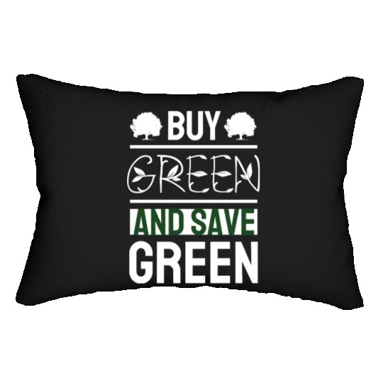 Buy Green And Save Green Lumbar Pillows