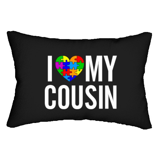 I Love My Cousin Lumbar Pillows