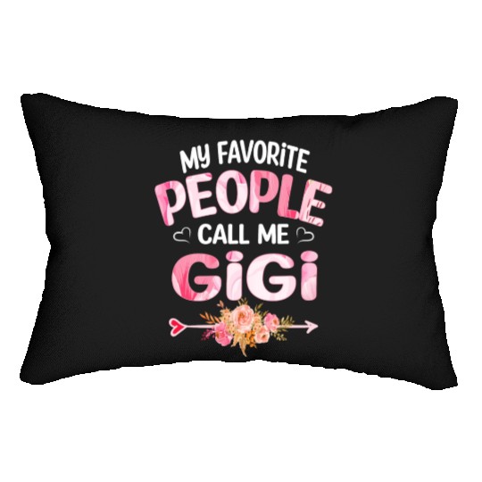 My People Call Me Gigi Lumbar Pillows