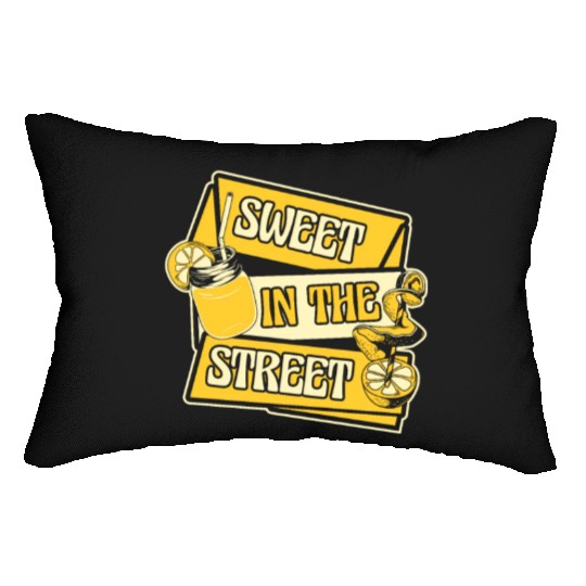 Sweet In The Street Lemon Juice Business Lemonade Lumbar Pillows